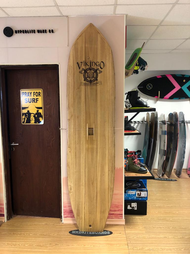 SUP: Tabla Vikingo De Stand Up Paddle De Madera 8 Pies y 2 tercios